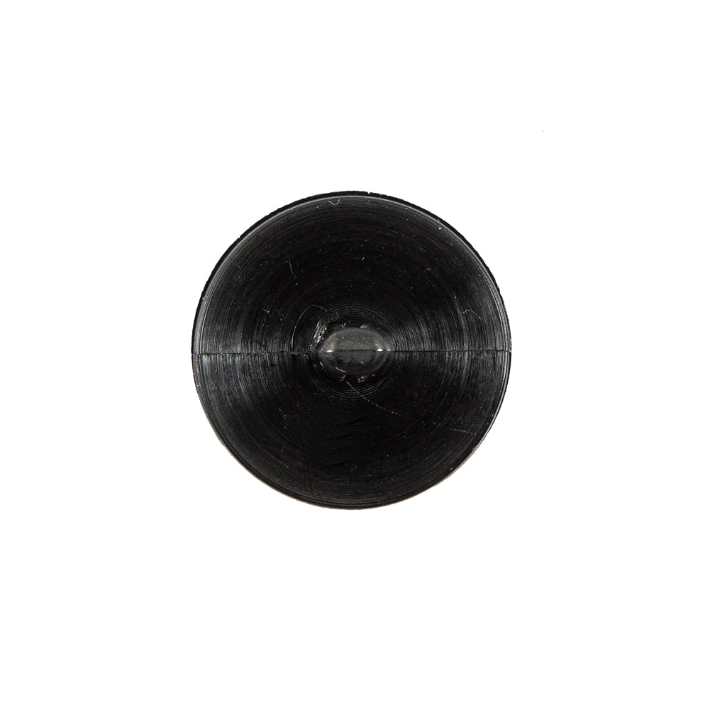 Italian Black and White Novelty Plastic Button - 32L/20mm Detail
