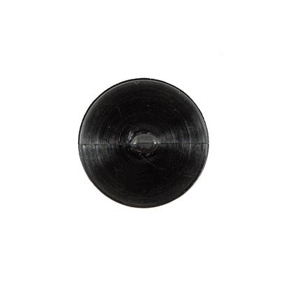 Italian Black and White Novelty Plastic Button - 32L/20mm Detail