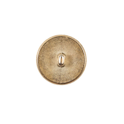 Italian Gold Domed Metal Buttom - 24L/15mm - Detail
