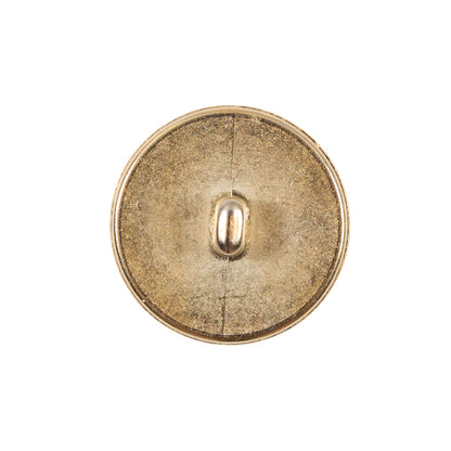 Italian Gold Domed Metal Buttom - 36L/23mm - Detail