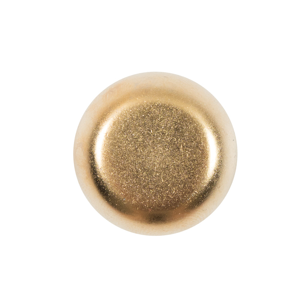 Italian Gold Domed Metal Buttom - 36L/23mm