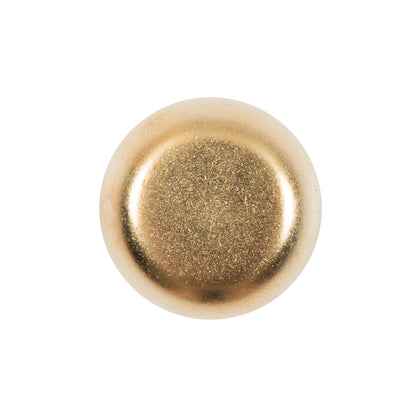Italian Gold Domed Metal Buttom - 36L/23mm