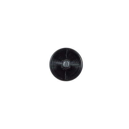 Italian Black Textured Plastic Button - 16L/10mm Detail