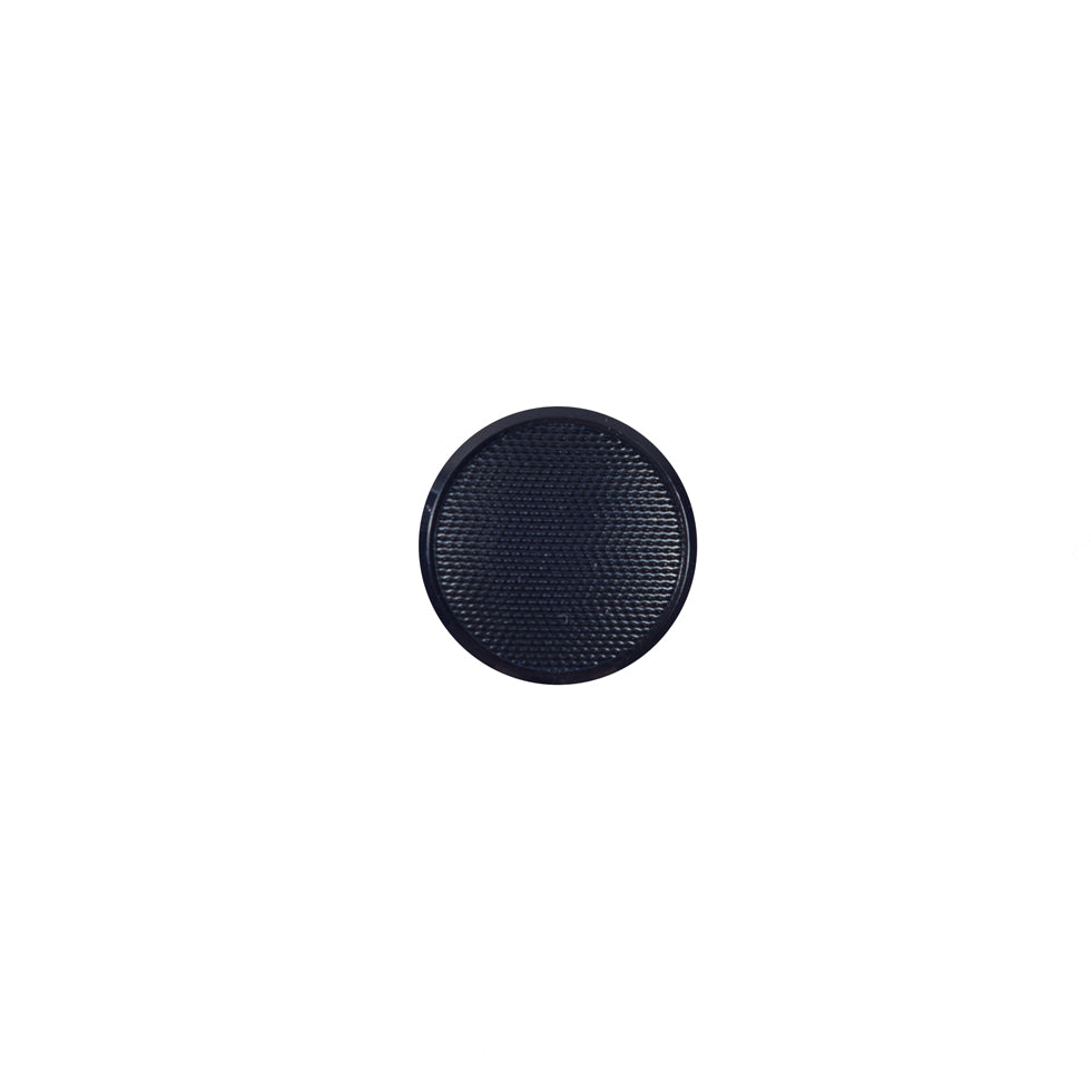 Italian Navy Textured Plastic Button - 16L/10mm