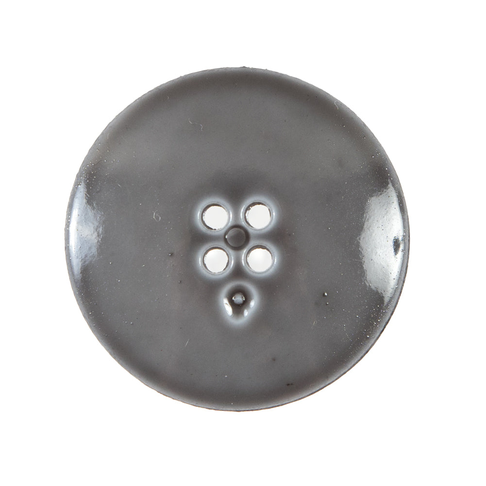 Italian Gray Textured Button - 44L/28mm Detail