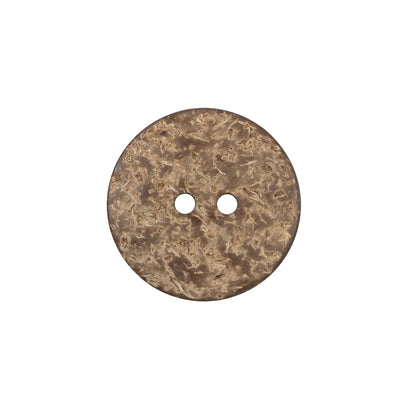 Italian Black Etched Coconut Button - 32L/20mm - Detail