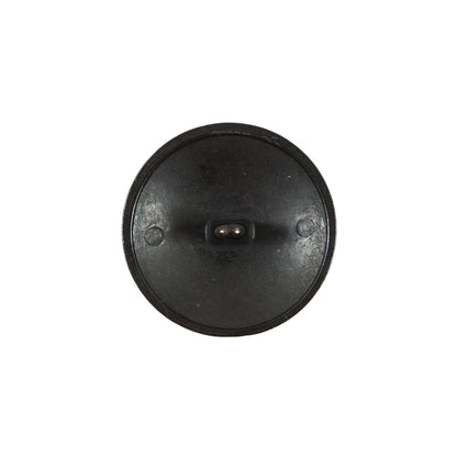 Italian Black Button with Double-Headed Eagle Emblem - 32L/20mm - Detail