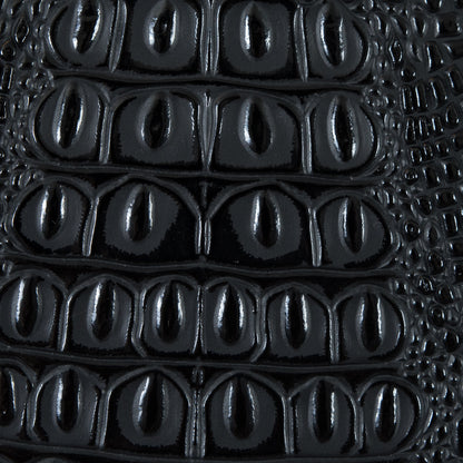 Black Crocodile Vinyl Detail