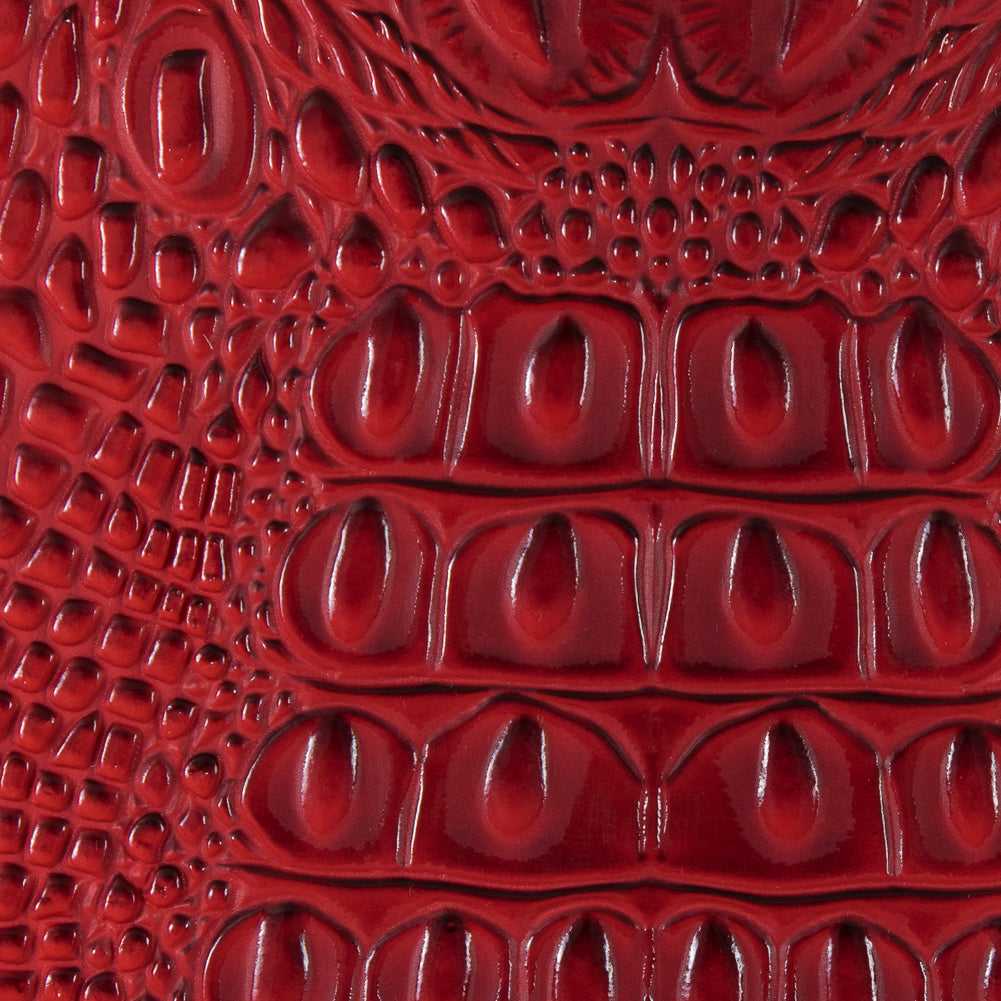Fiesta Red Crocodile Vinyl Detail