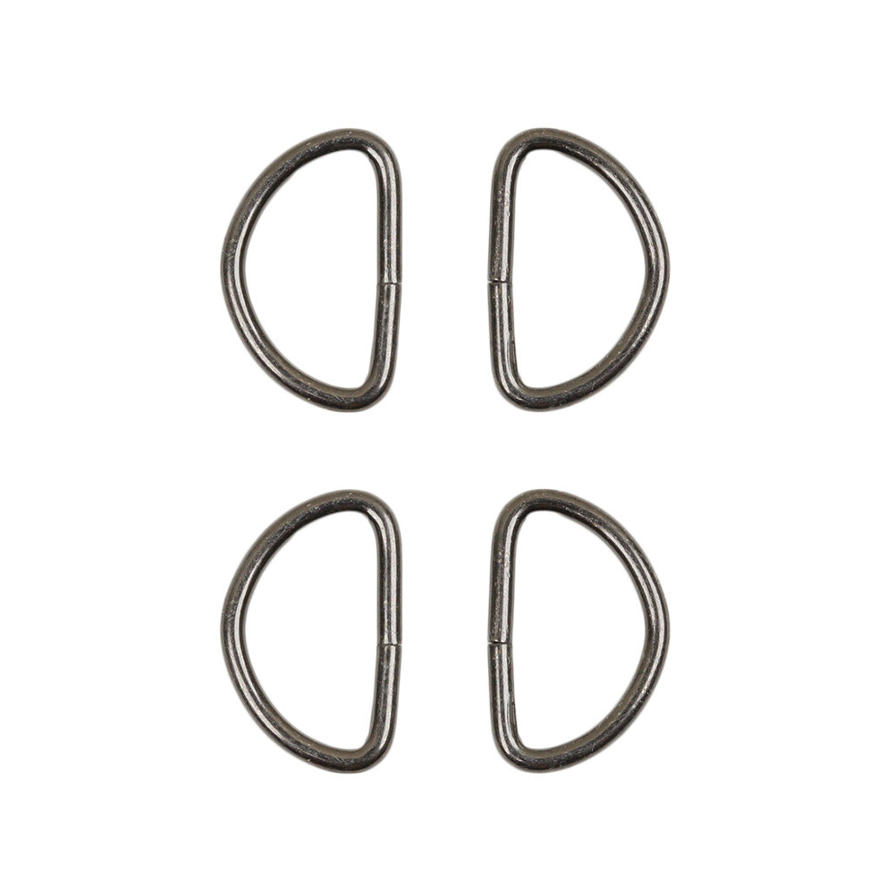 Dritz 4pc Black D-Rings - 0.75" Folded