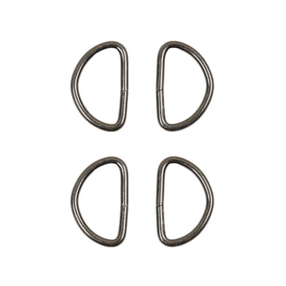 Dritz 4pc Black D-Rings - 0.75" Folded