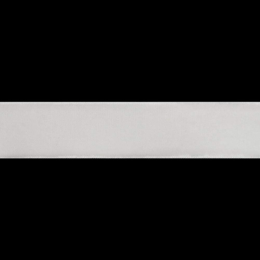Stretch Velvet Ribbon Trim Made in Italy - 0.875" - Off White - Gislaine Collection
