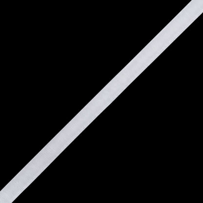 Stretch Velvet Ribbon Trim Made in Italy - 0.25" - White - Gislaine Collection