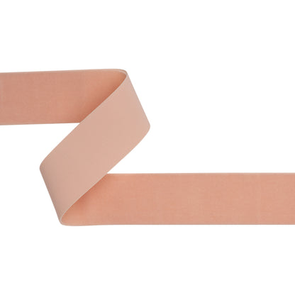 Stretch Velvet Ribbon Trim Made in Italy - 1.5" - Light Pink - Gislaine Collection