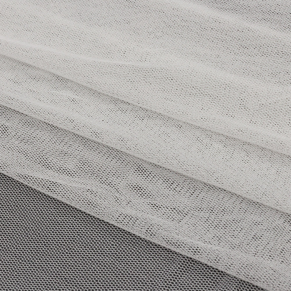 White Silk Tulle - Full
