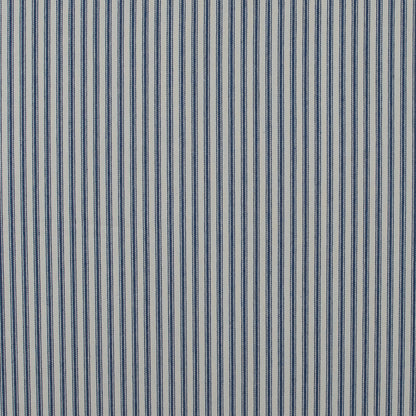 Ruth Vintage Ink and Beige Ticking Striped Cotton Twill