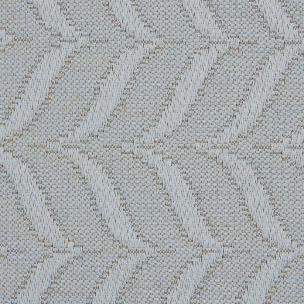 Gray Foliage Quilted Matelasse Detail