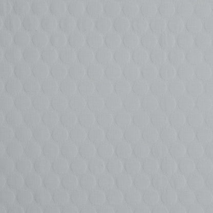 White Circular Quilted Upholstery Woven