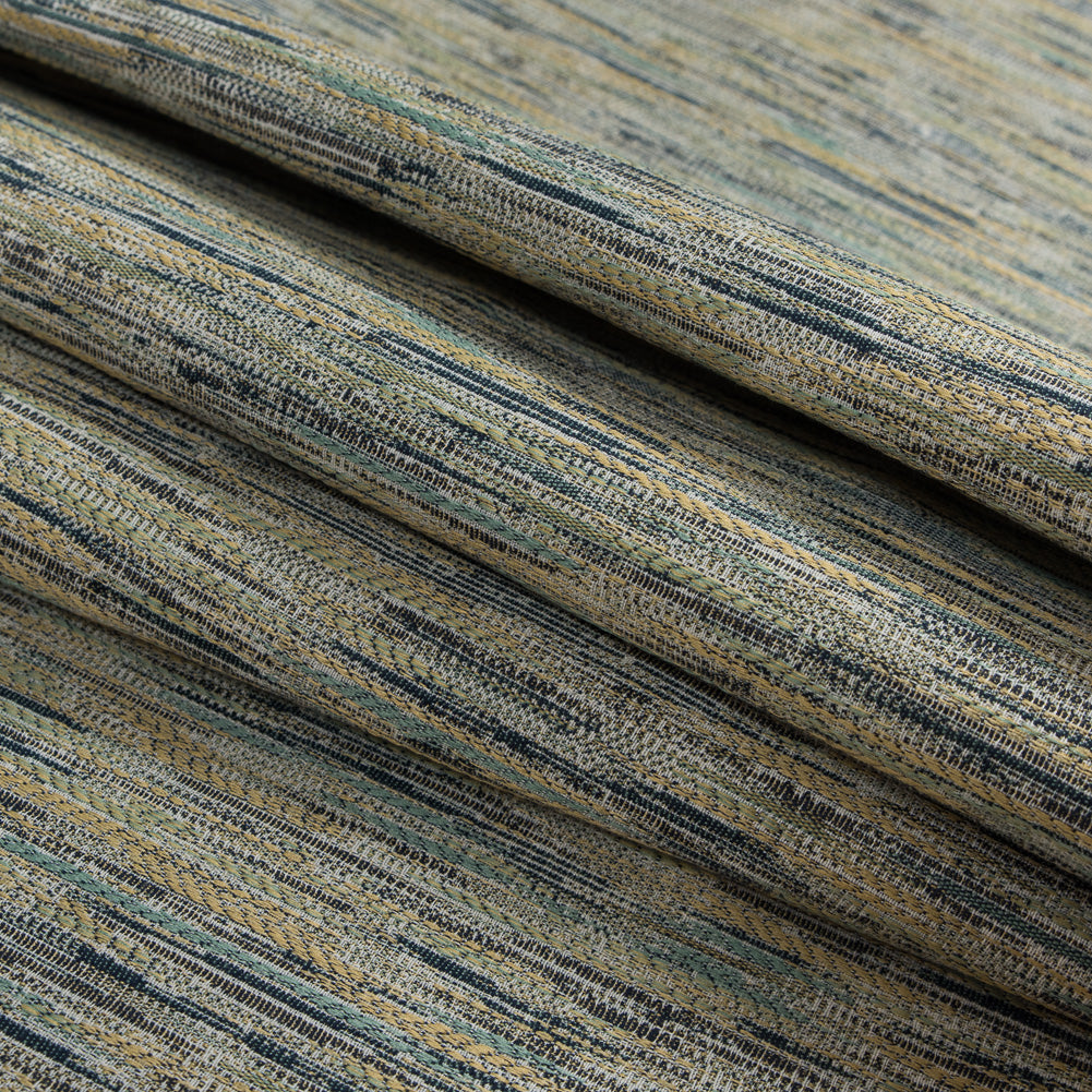 Green Striated Upholstery Woven - Folded