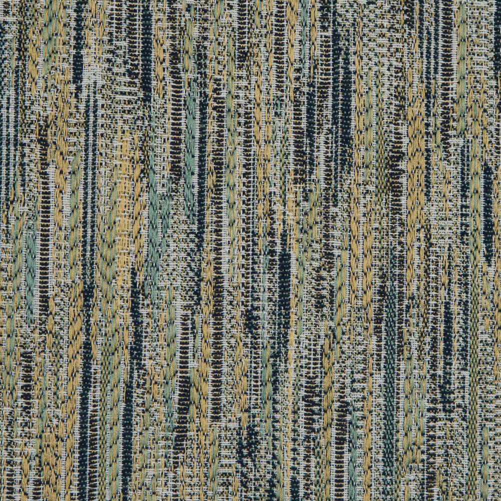 Green Striated Upholstery Woven - Detail