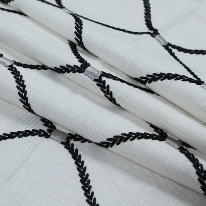 Zinc Classical Rayon Embroidered Linen - Folded