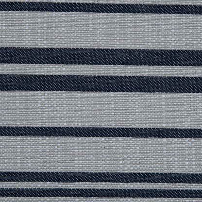 Navy Blazer and Beige Barcode Striped Polyester Woven - Detail