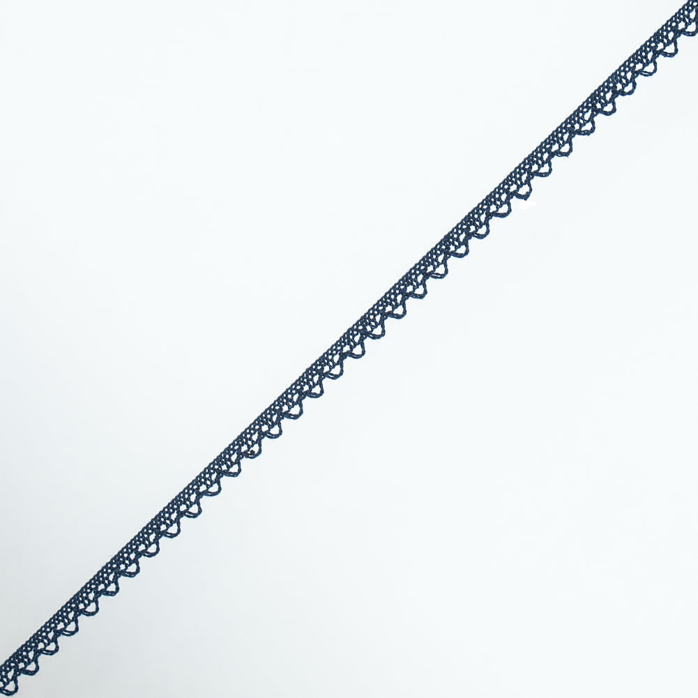 Navy European Crochet Trim - 0.25