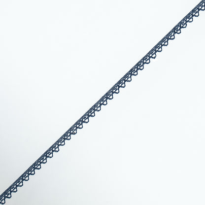 Navy European Crochet Trim - 0.25