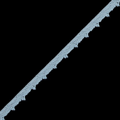 Sky Blue European Crochet Trim - 0.25" Detail