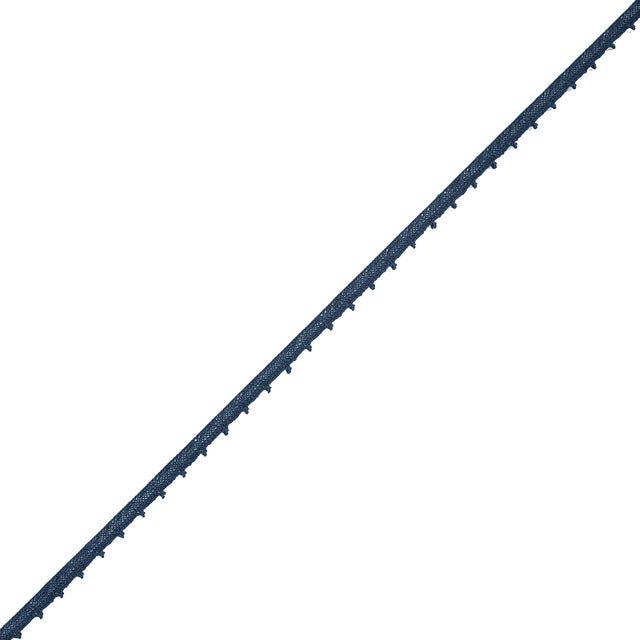 Navy European Crochet Trim - 0.25"