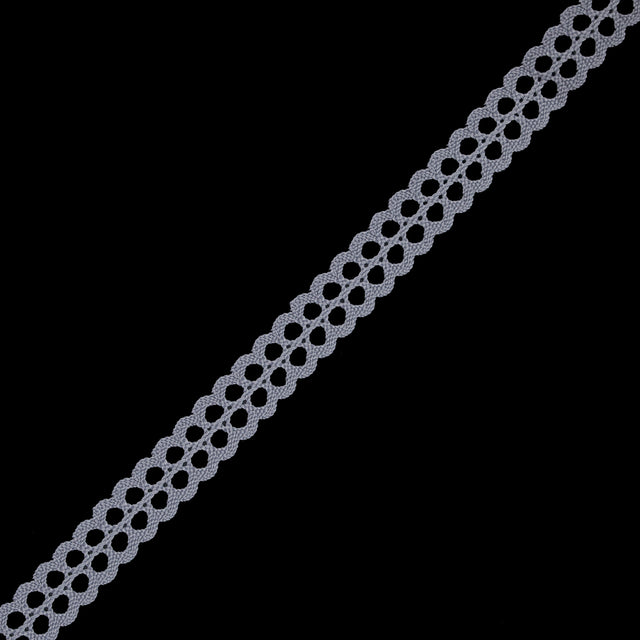 Gray European Crochet Trim - 0.75"