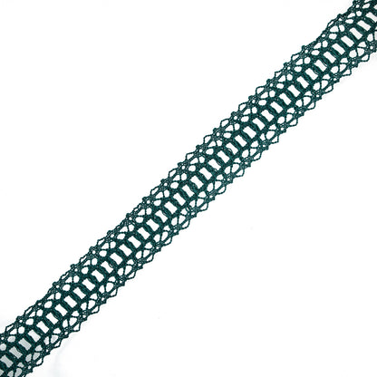 Emerald European Crochet Trim - 1.25"