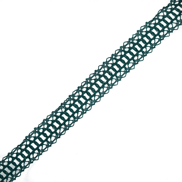 Emerald European Crochet Trim - 1.25"