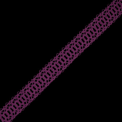 Magenta European Crochet Trim - 1.25