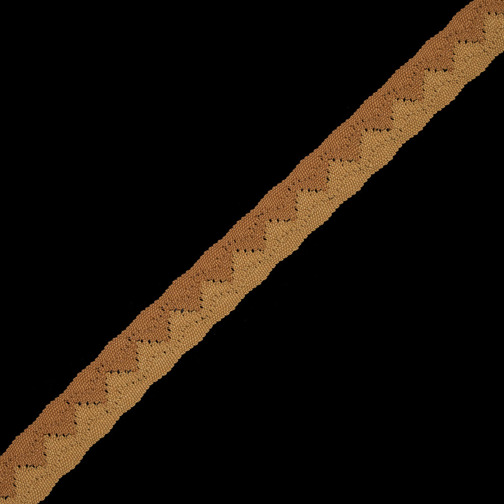 Gold Two-Tone European Crochet Trim - 1