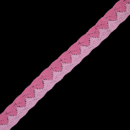 Pink Two-Tone European Crochet Trim - 1"