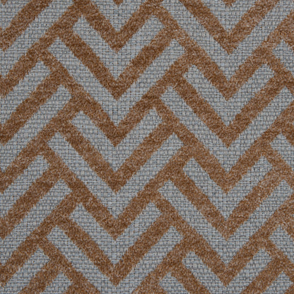 Dark Beige Chevron Upholstery Chenille Detail