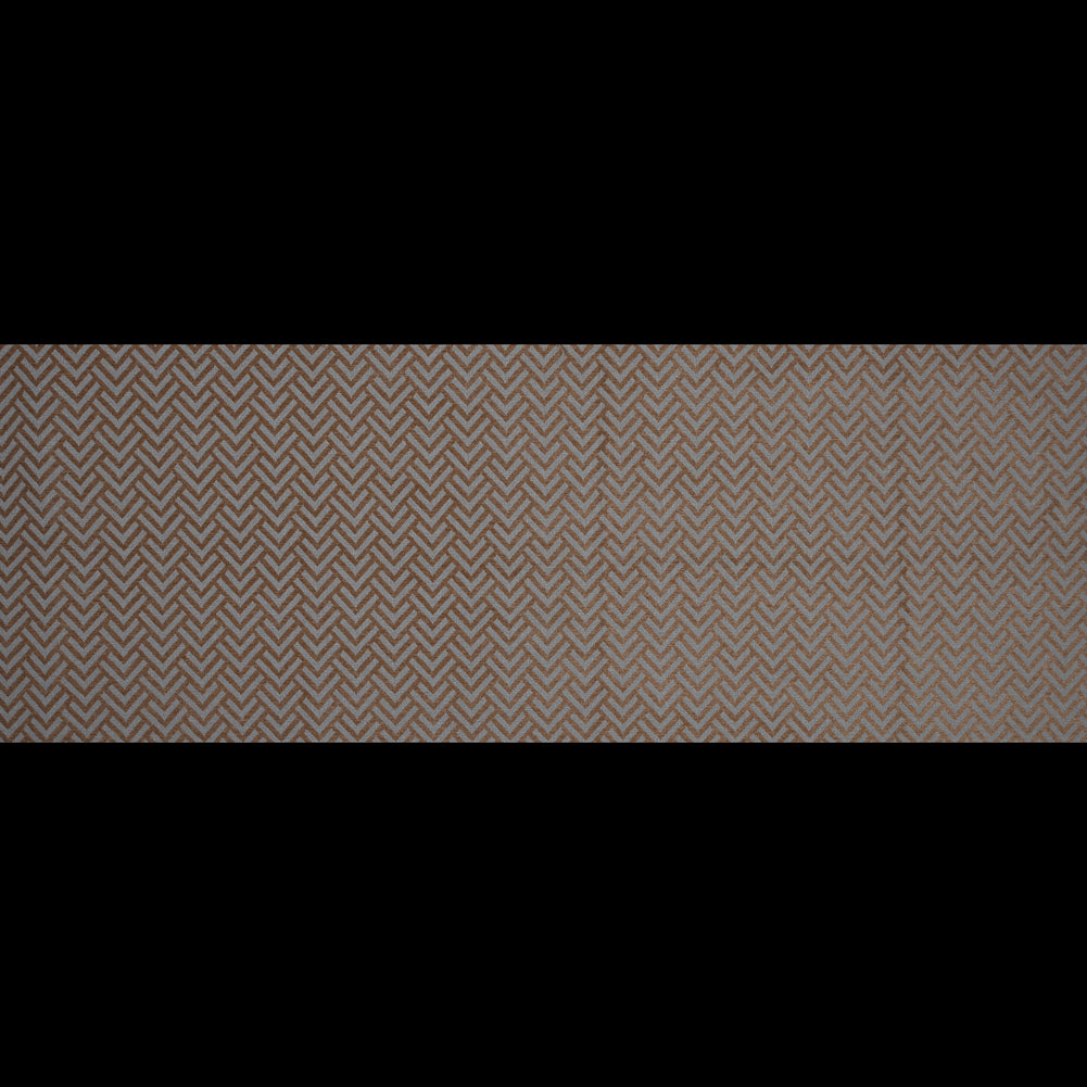 Dark Beige Chevron Upholstery Chenille Full