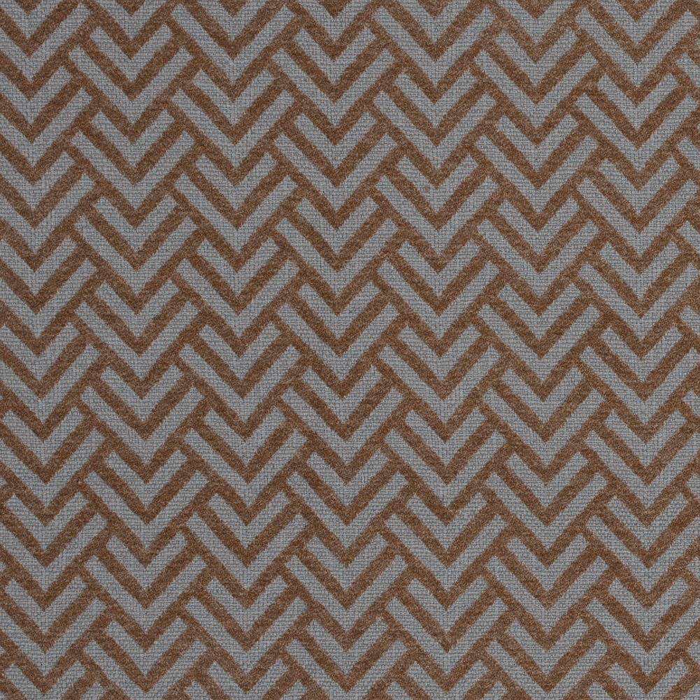 Dark Beige Chevron Upholstery Chenille