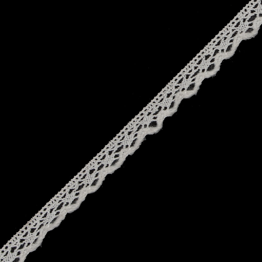 Off-White European Crochet Trim - 0.375 - Detail