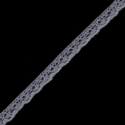 Silver European Crochet Trim - 0.375 - Detail
