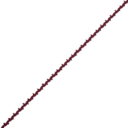 Wine European Crochet Trim - 0.25