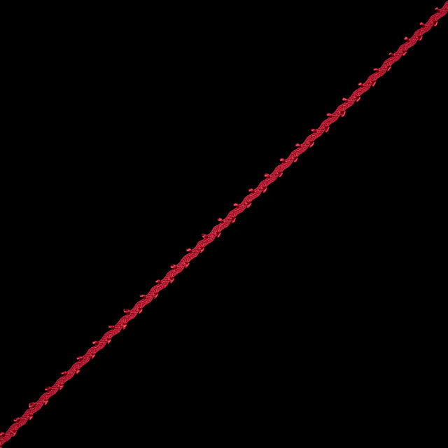Red European Crochet Trim - 0.25