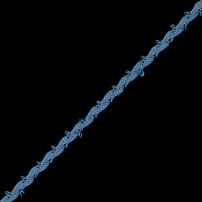 Colonial Blue European Crochet Trim - 0.25 - Detail