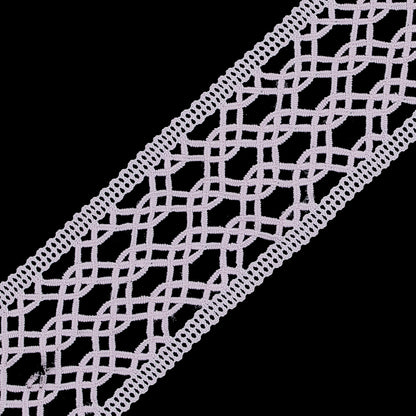 Light Pink European Crochet Trim - 2.25" Detail