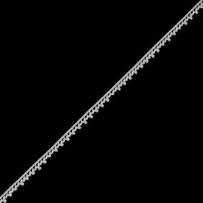European White Dainty Crochet Trim - 5/16"