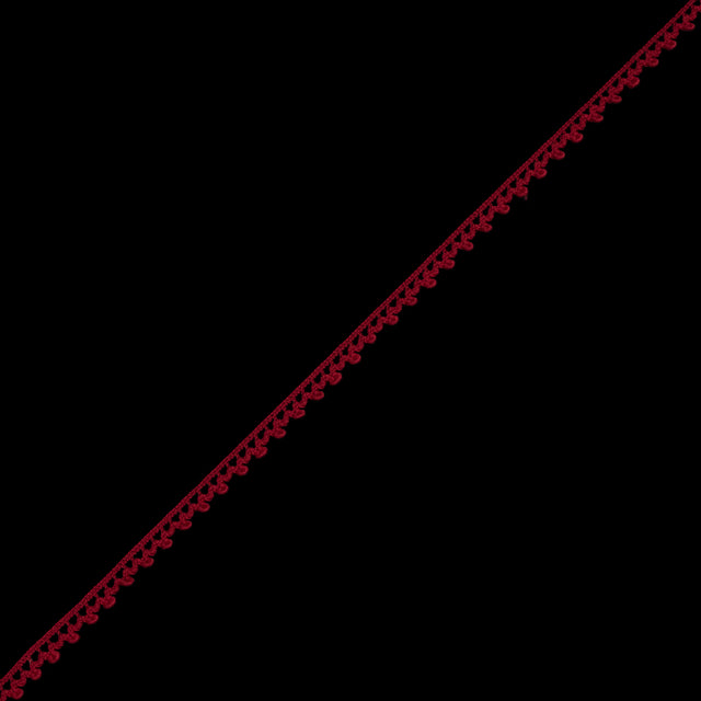 European Red Dainty Crochet Trim - 5/16"