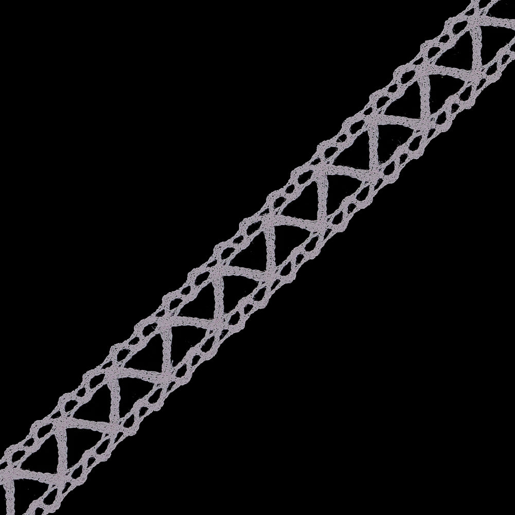 Light Pink European Cotton Crochet Trim - 0.5 - Detail