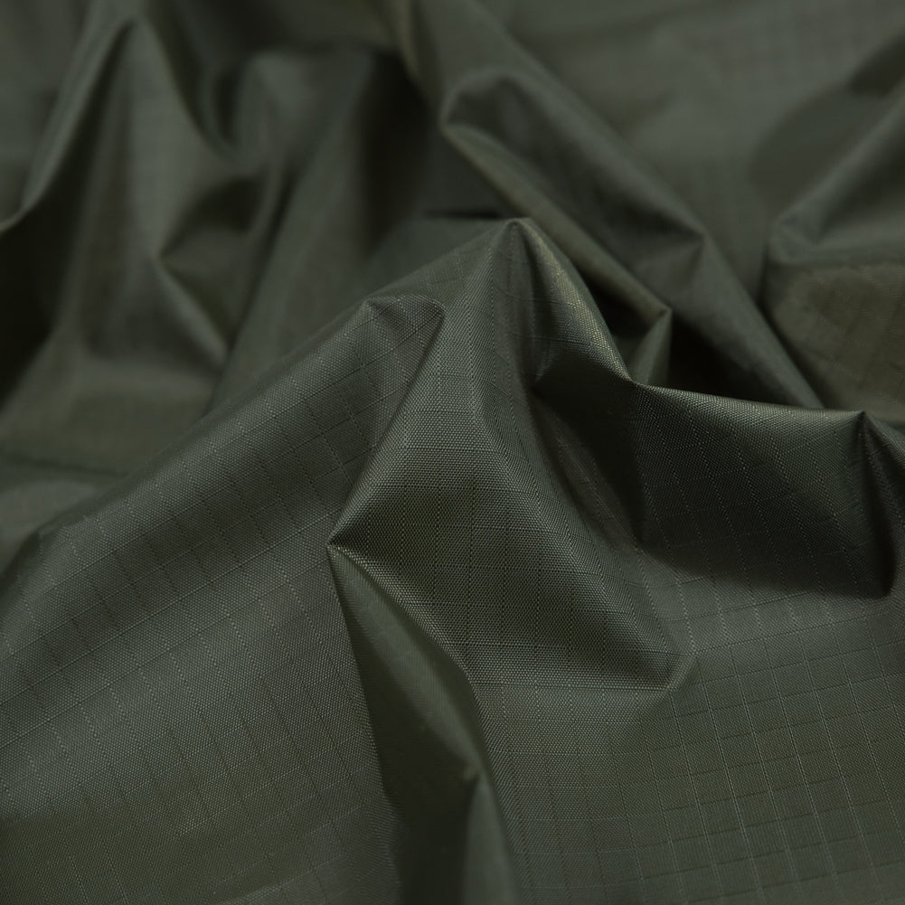 Olive Drab 70 Denier Square Nylon Ripstop - Full