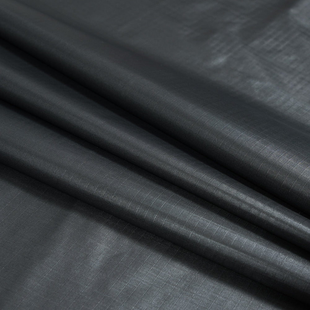 Square Nylon Ripstop 70 Denier - Charcoal - Marquise Collection Detail